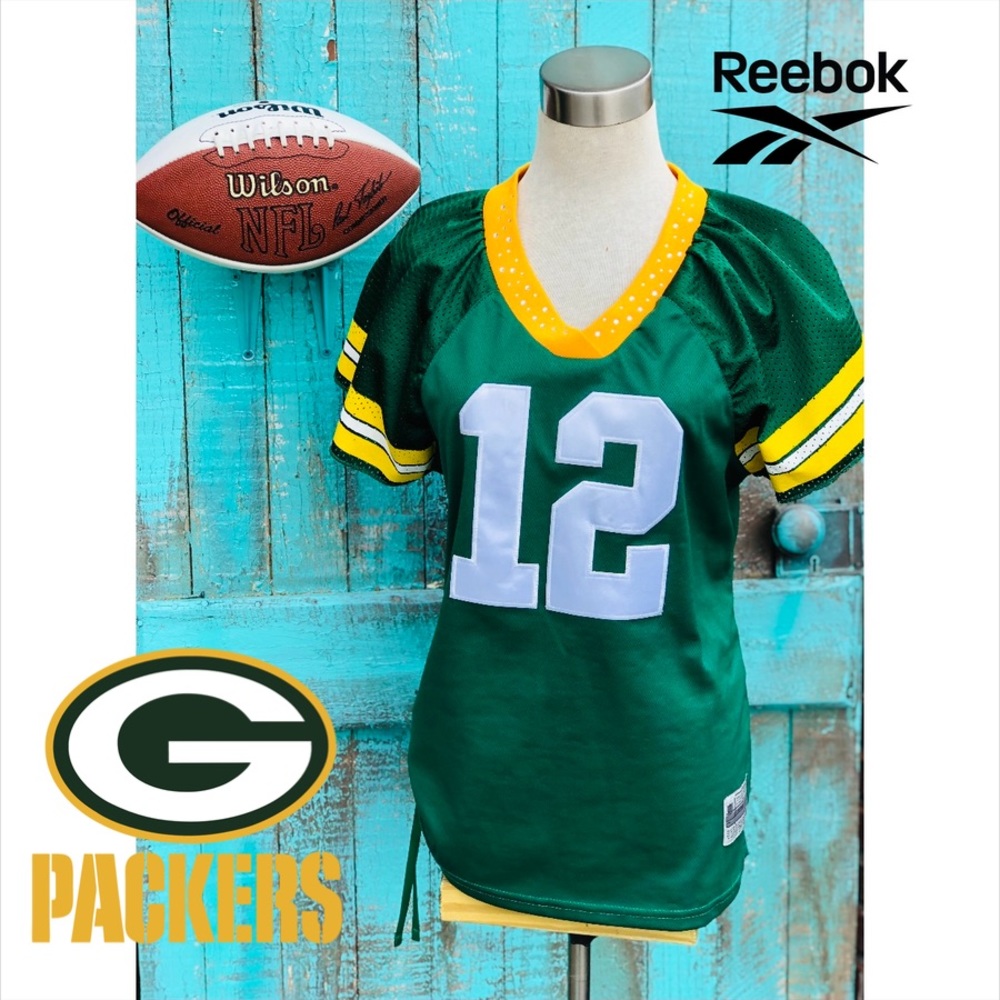 GREEN-BAY-Rodgers Team Apparel -ladies Jersey